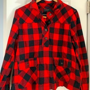 JCrew buffalo plaid flannel shirt
